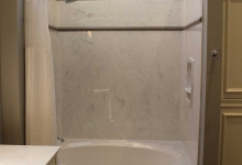 solid surface shower