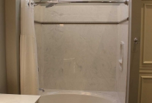 solid surface shower