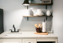 kitchenette-basement remodel