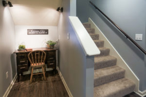study space in basement